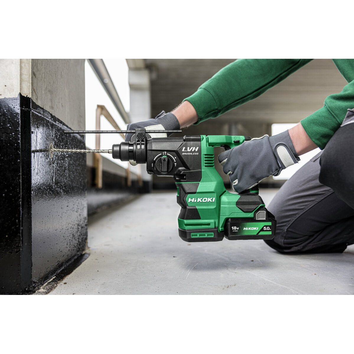 Hikoki 18v Cordless Rotary Hammer Sds Plus / Breaker DH1826DA Basic 3 - Power Tool Services