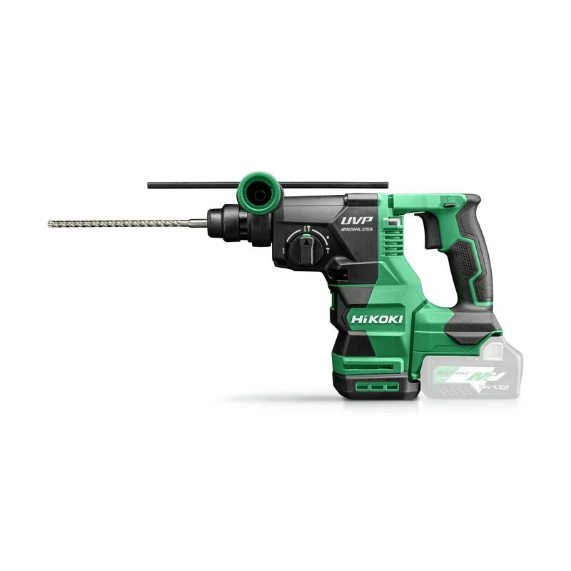 Hikoki 36v Cordless Rotary Hammer Sds Plus / Breaker DH3628DA Basic 2 - Power Tool Services