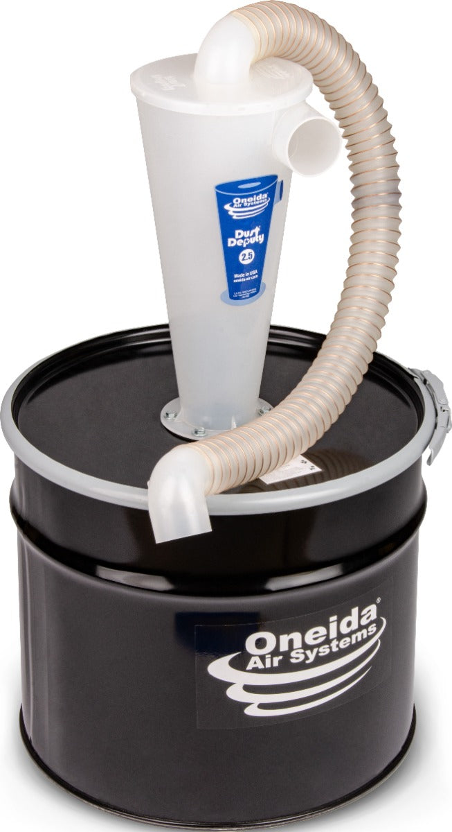 Oneida Dust Deputy 2.5 Deluxe 17 Gal. Cyclone Separator Kit 2 - Power Tool Services