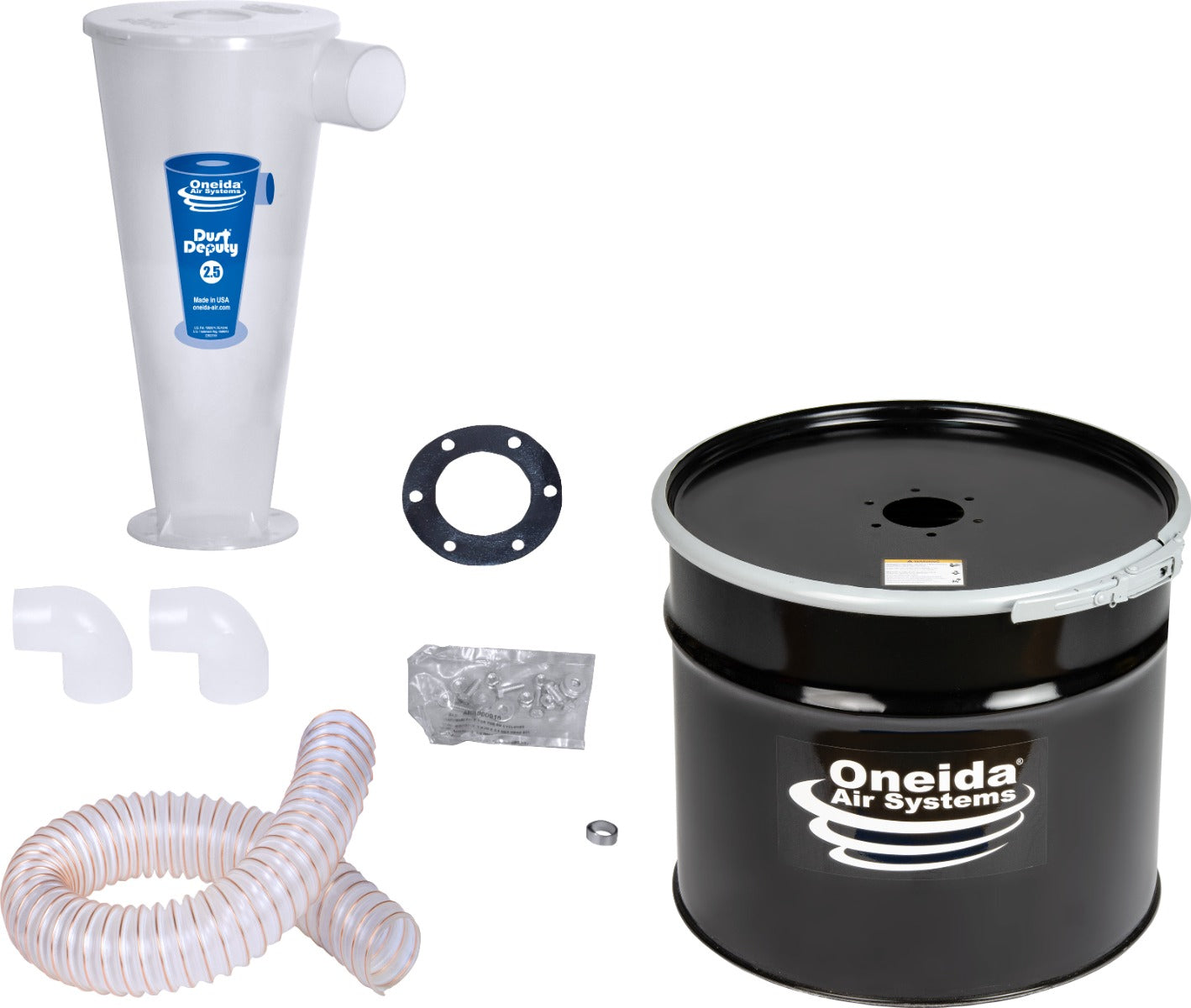 Oneida Dust Deputy 2.5 Deluxe 17 Gal. Cyclone Separator Kit 1 - Power Tool Services