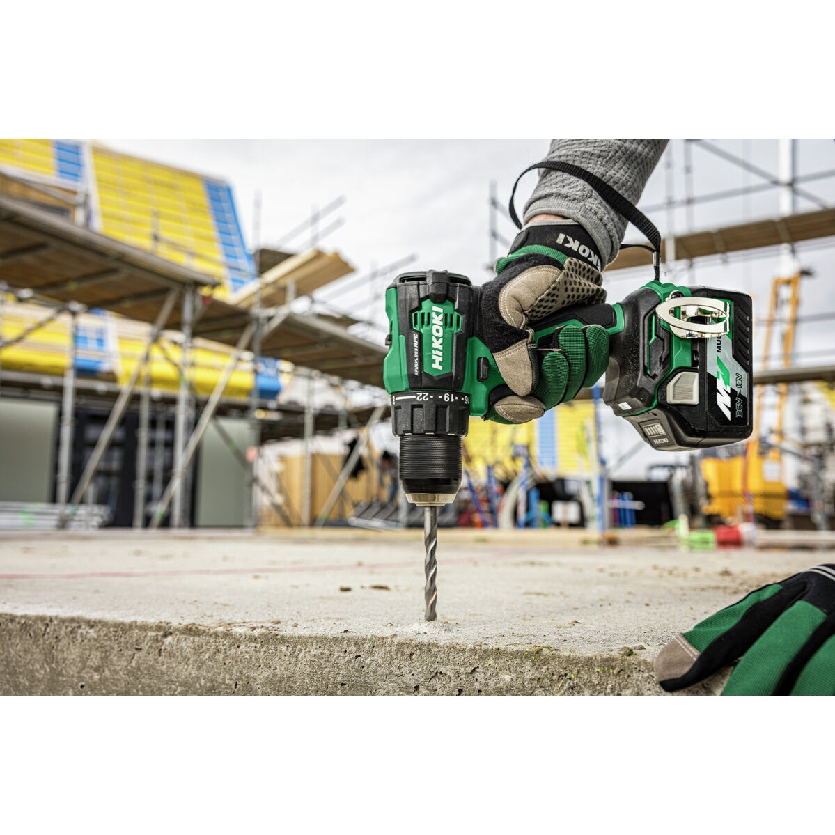 Hikoki 18v Cordless Impact Driver Drill DV18DE 4.0Ah set 6 - Power Tool Services
