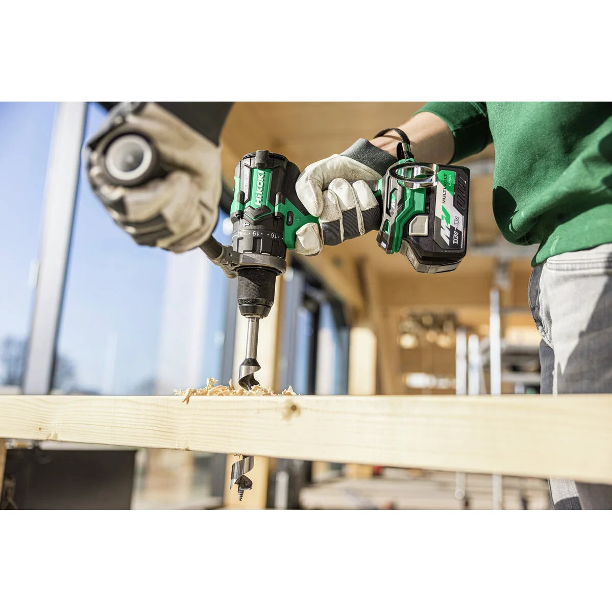 Hikoki 36v Cordless Impact Driver Drill DV36DC 36V - 2.5Ah Set 3 - Power Tool Services