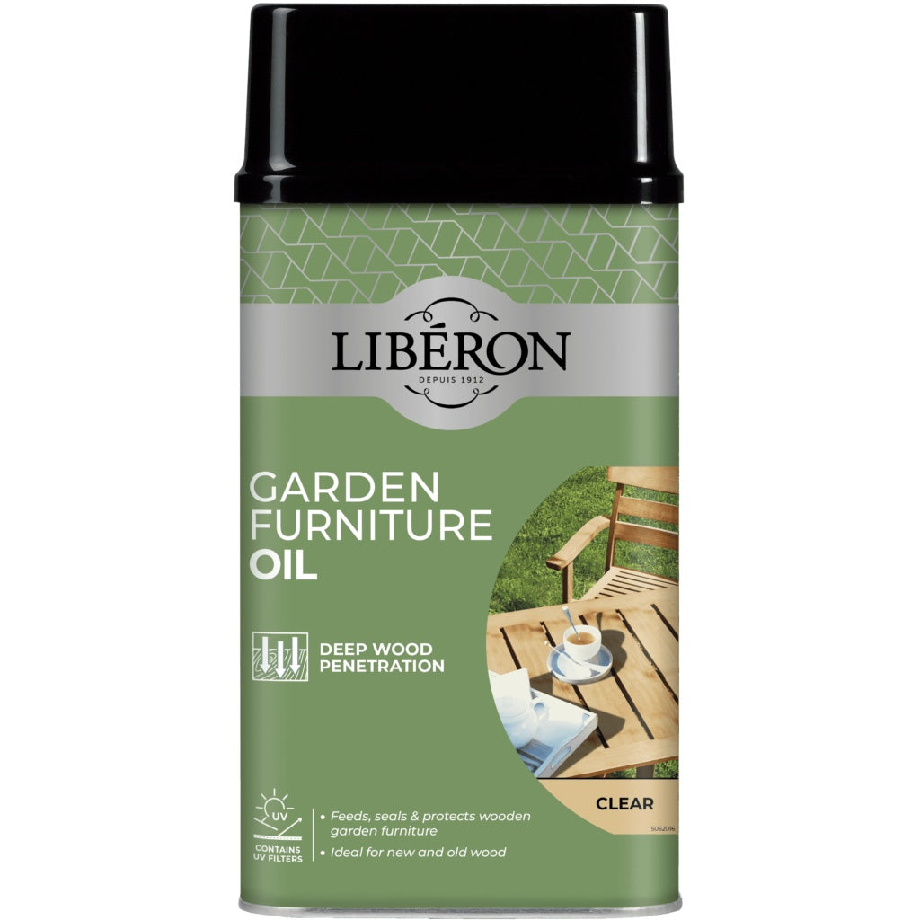Liberon Garden Furniture Oil Clear (Select Size ) 1 - Power Tool Services