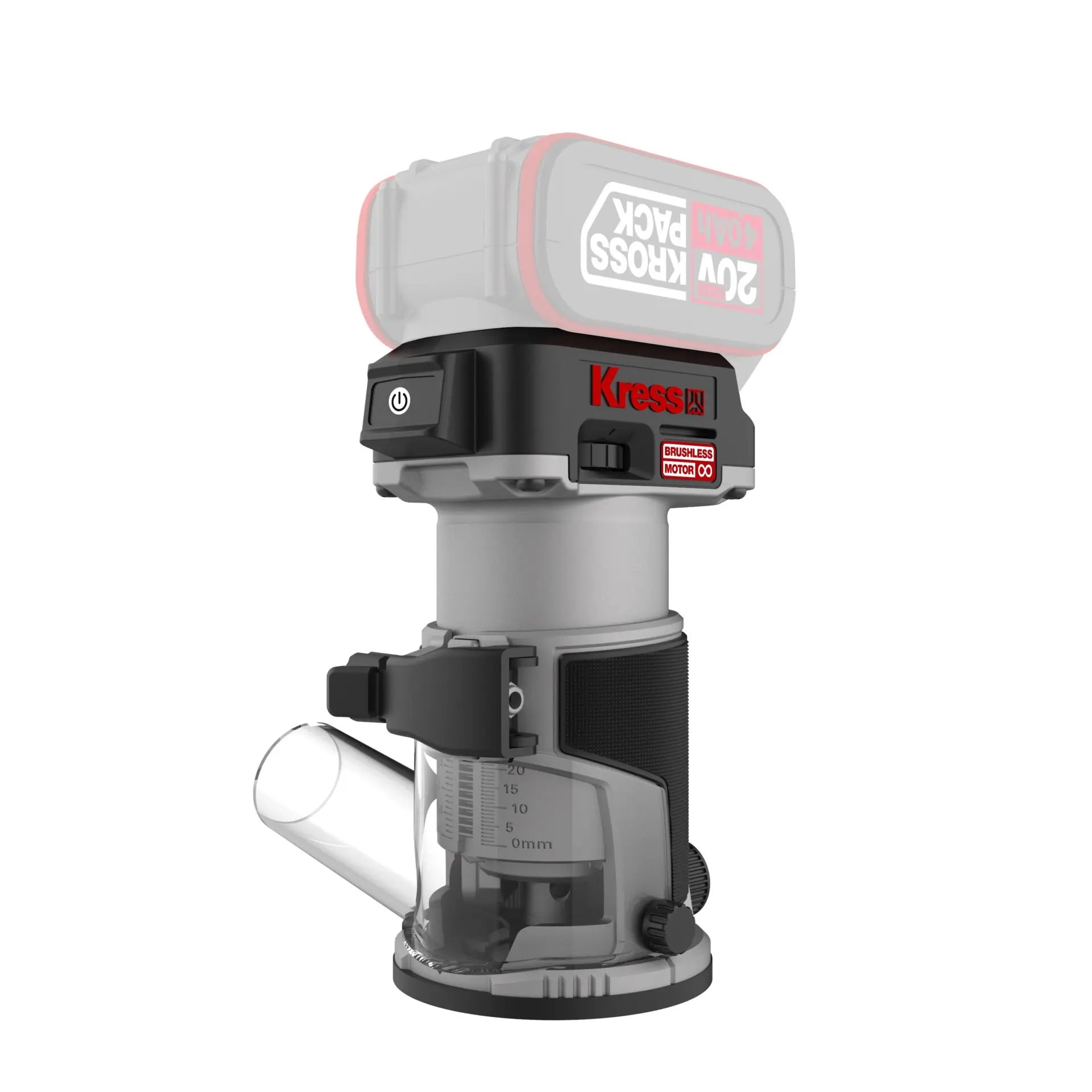 Buy Kress Brushless edge router 20V KUD26.91 | Tool Only from Power Tool Services - Image 2 | Best Price