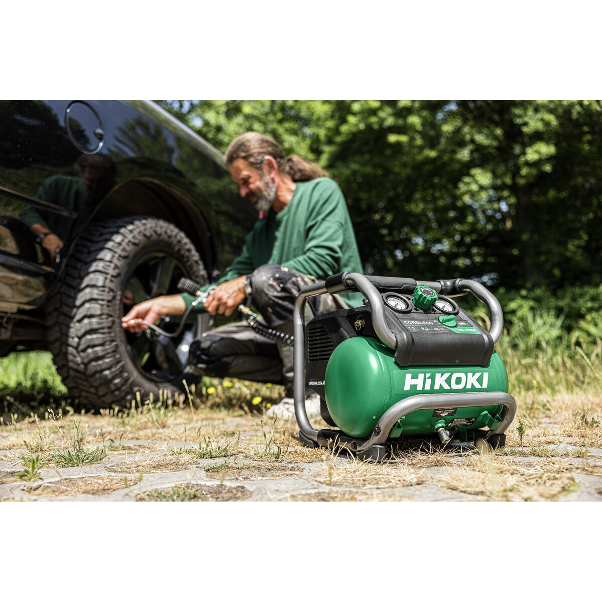 Hikoki 36v Cordless Air Compressor EC36DA Basic 5 - Power Tool Services