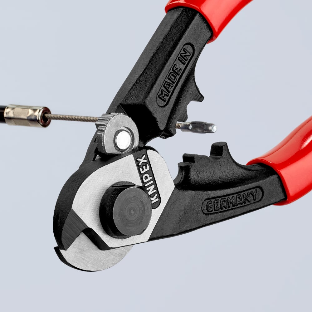 KNIPEX Forged Wire Rope Cutter 95 61 190 11 - Power Tool Services