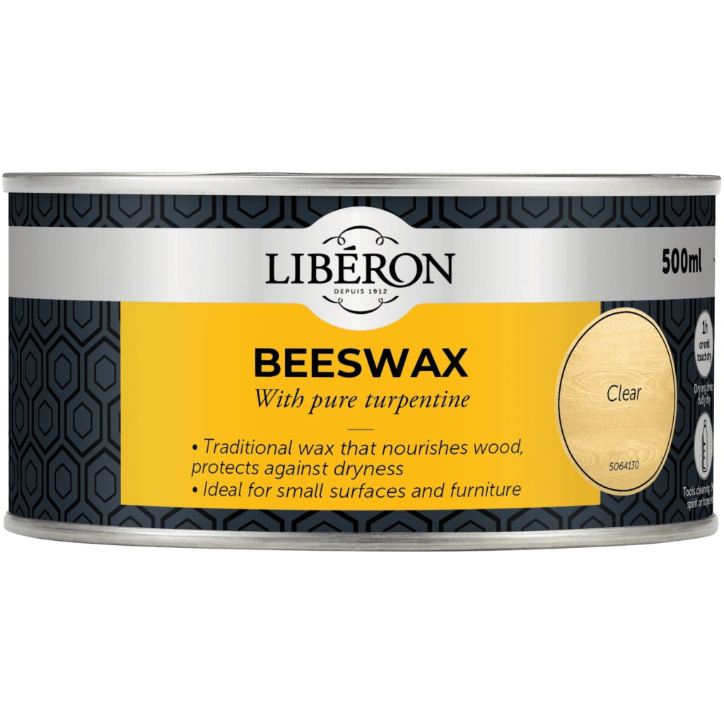 Liberon Beeswax Paste with Turpentine Clear ( Select Size ) 1 - Power Tool Services