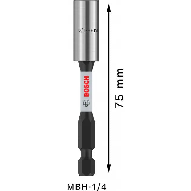 Bosch Professional Impact Control Magnetic Bit Holder 75mm 2608522559