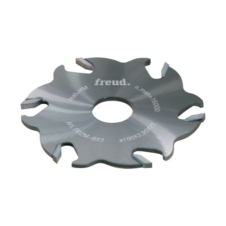 Freud Biscuit Joiner Blade 100 x 3.95 x 22B Z6 FI02M BX3 1 - Power Tool Services