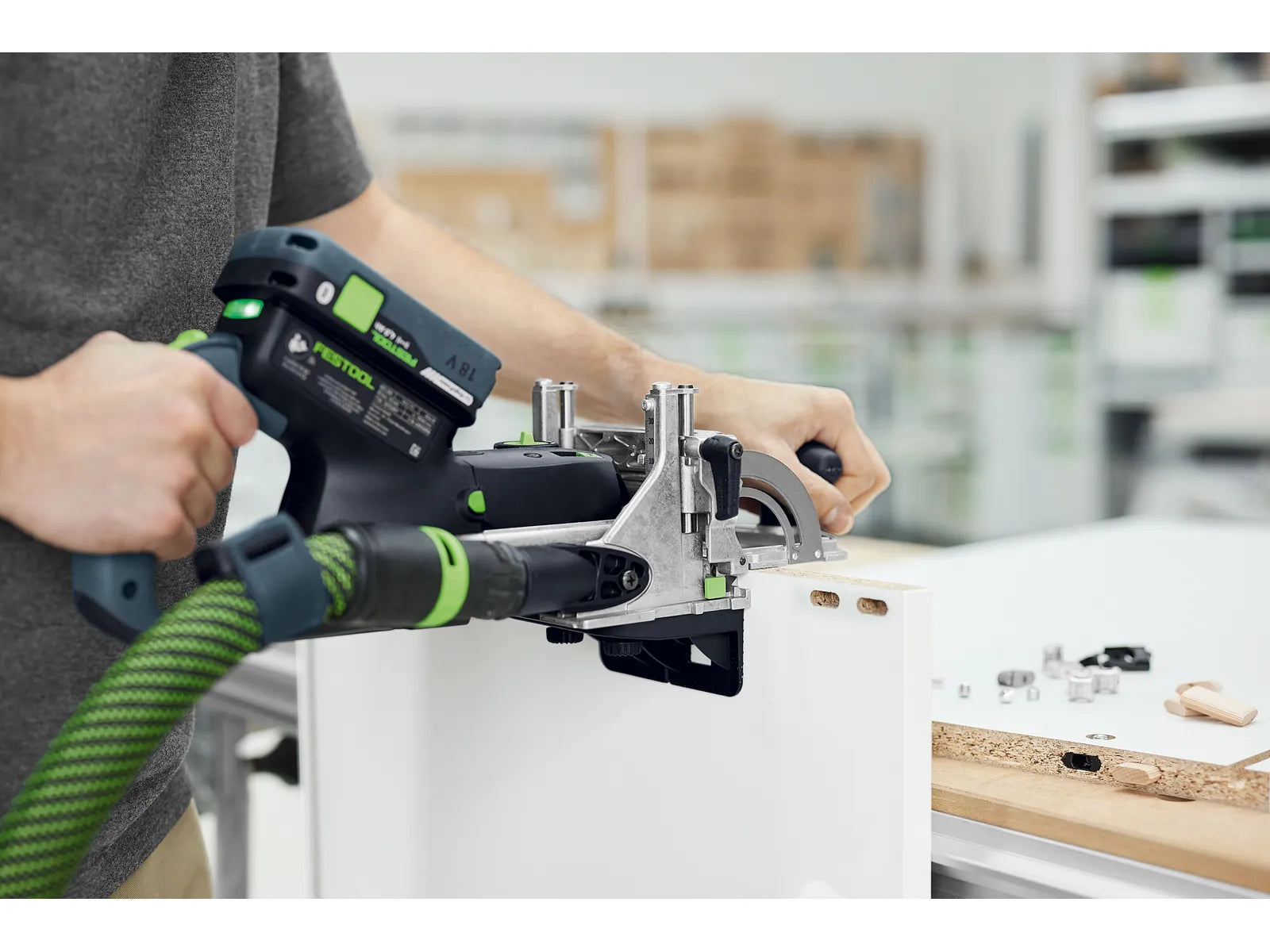 Festool Cordless joining machine DOMINO DFC 500 E-Basic 578120 6 - Power Tool Services