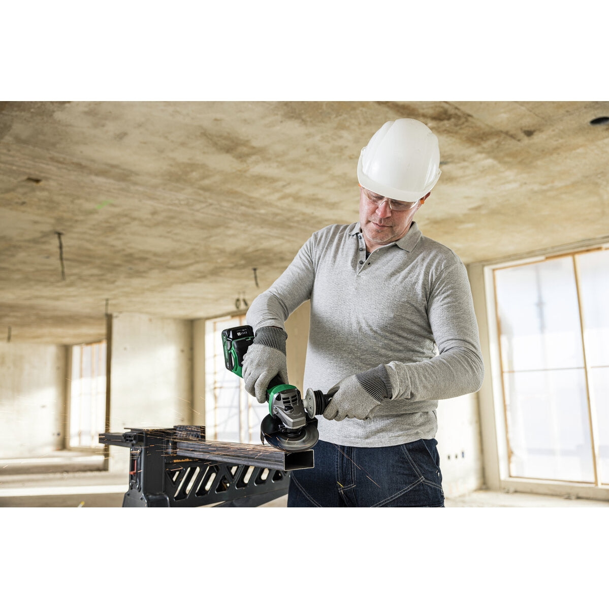 Hikoki 18v Cordless Angle Grinder G1813DA Basic 4 - Power Tool Services