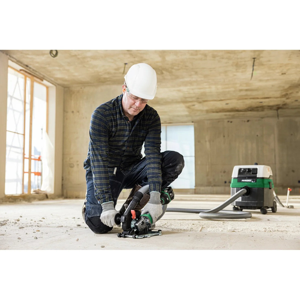 Hikoki 36v Cordless Angle Grinder 125mm G3613DF Basic 4 - Power Tool Services