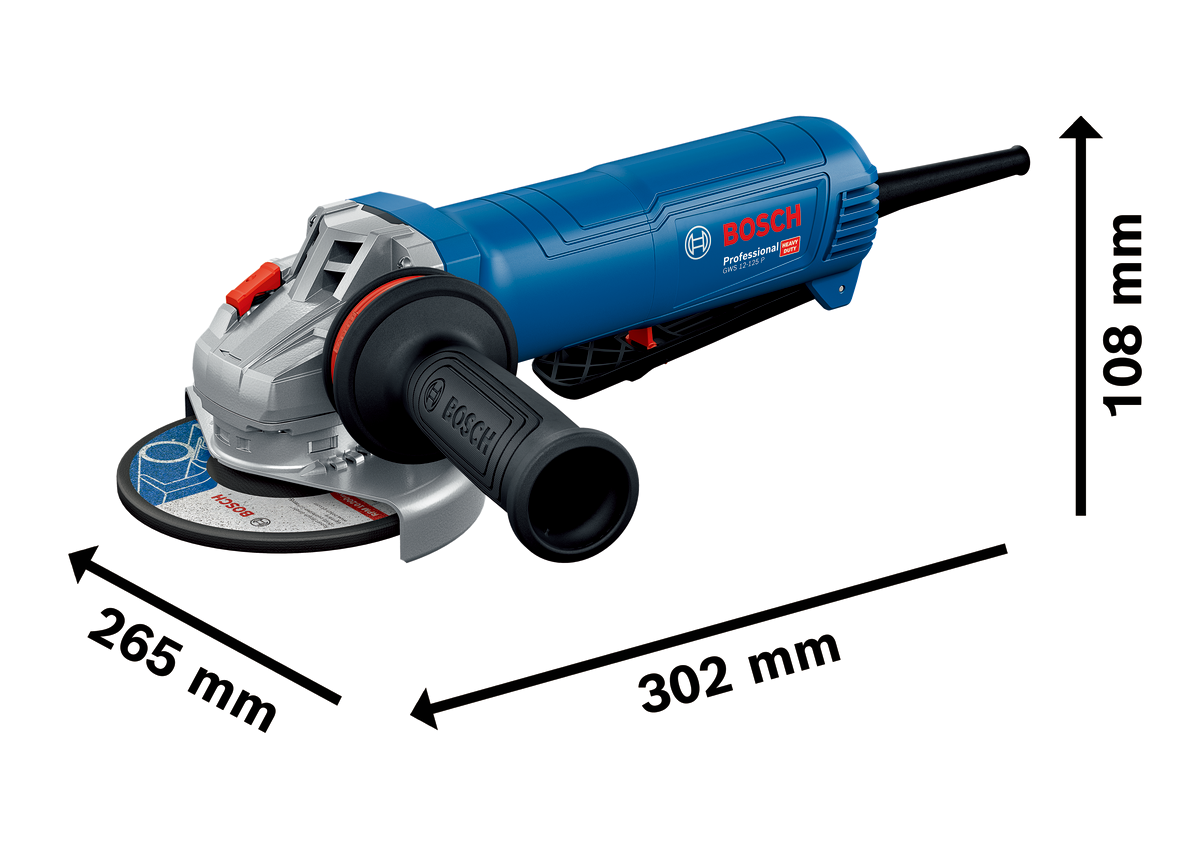 Bosch Professional Angle Grinder GWS 12-125P 06013A6220 2 - Power Tool Services