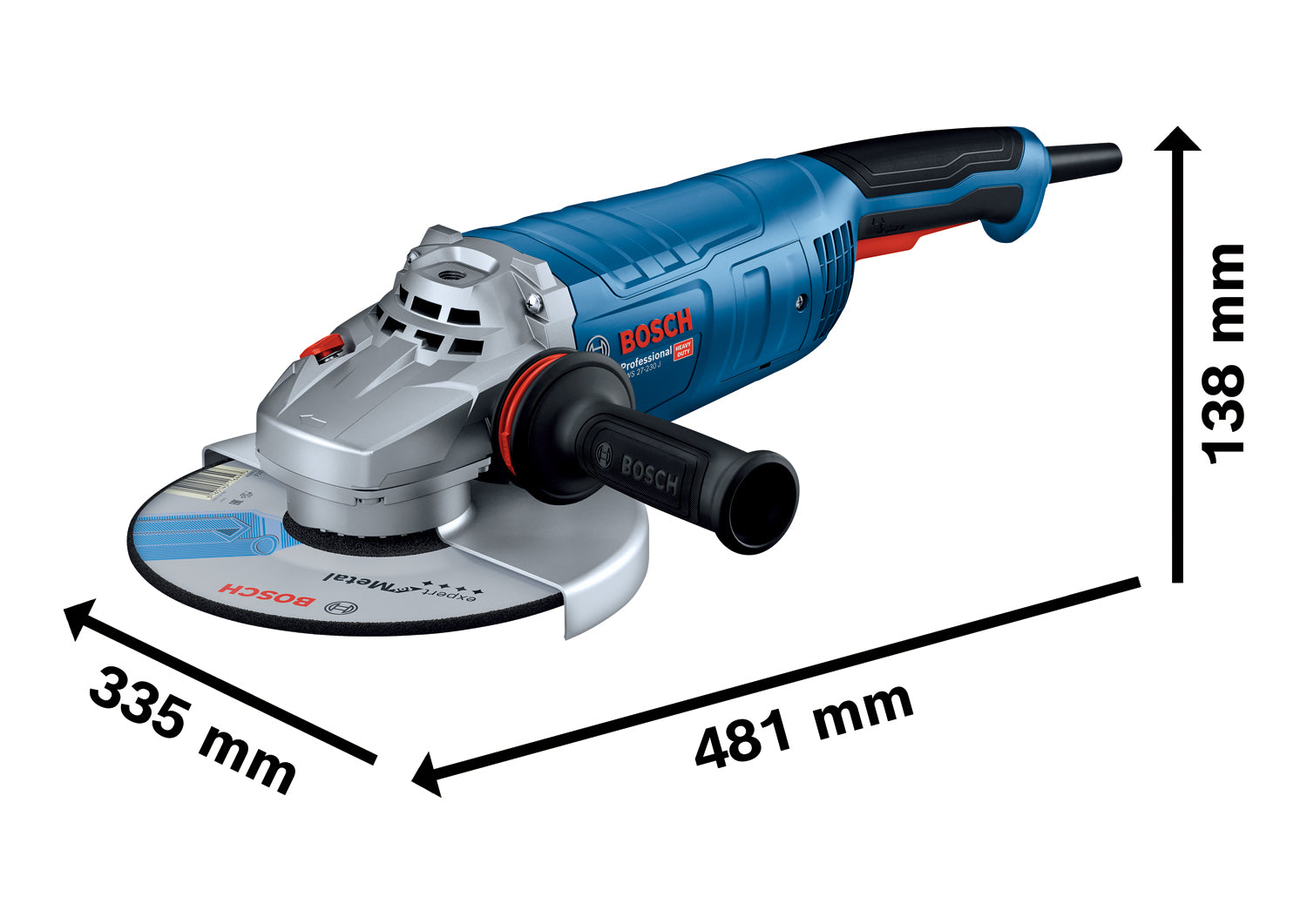 Bosch Professional Angle Grinder GWS 27-230 J 06018C5320 3 - Power Tool Services