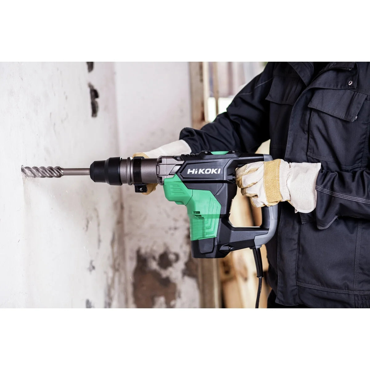 Hikoki Rotary Hammer Drill SDS Max 1100w 7.1 J DH40MC 3 - Power Tool Services