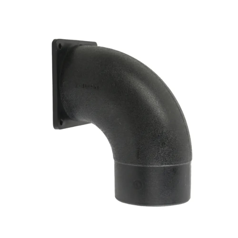 4-Inch Dust Collection Flanged Elbow Dust Collection Fitting
