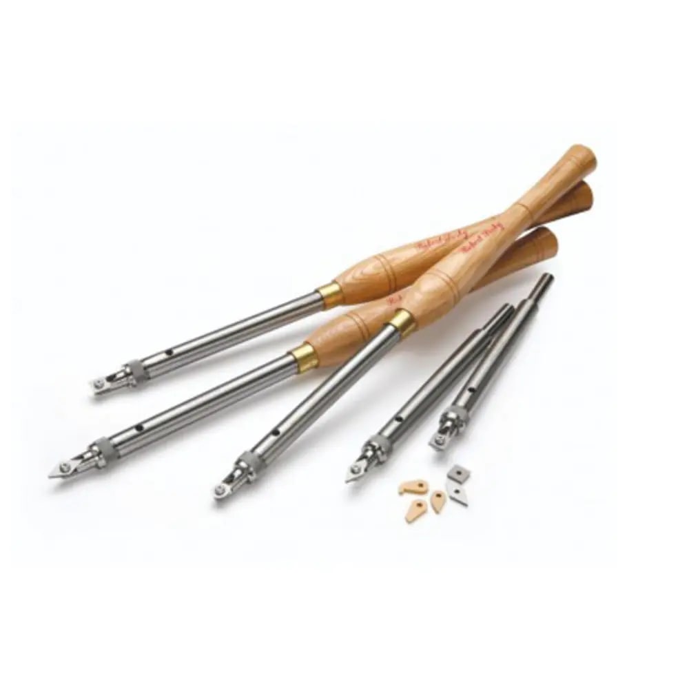 Robert Sorby Handled TurnMaster with Round, Detail Point and Square Tungsten Carbide Cutter