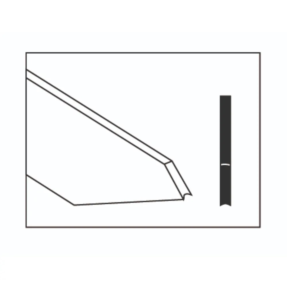 Robert Sorby 1/6" Slim Fluted Parting Tool (832)