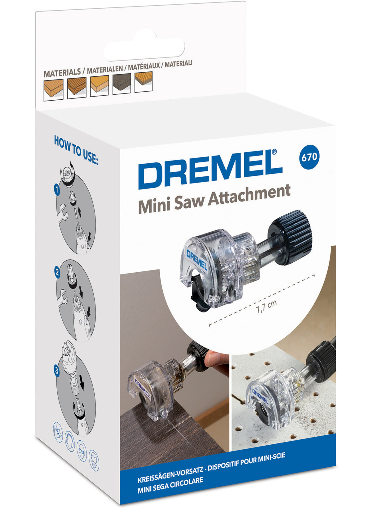 Buy Dremel Dremel Mini Saw Attachment 670 26150670JD from Power Tool Services - Image 1 | Best Price