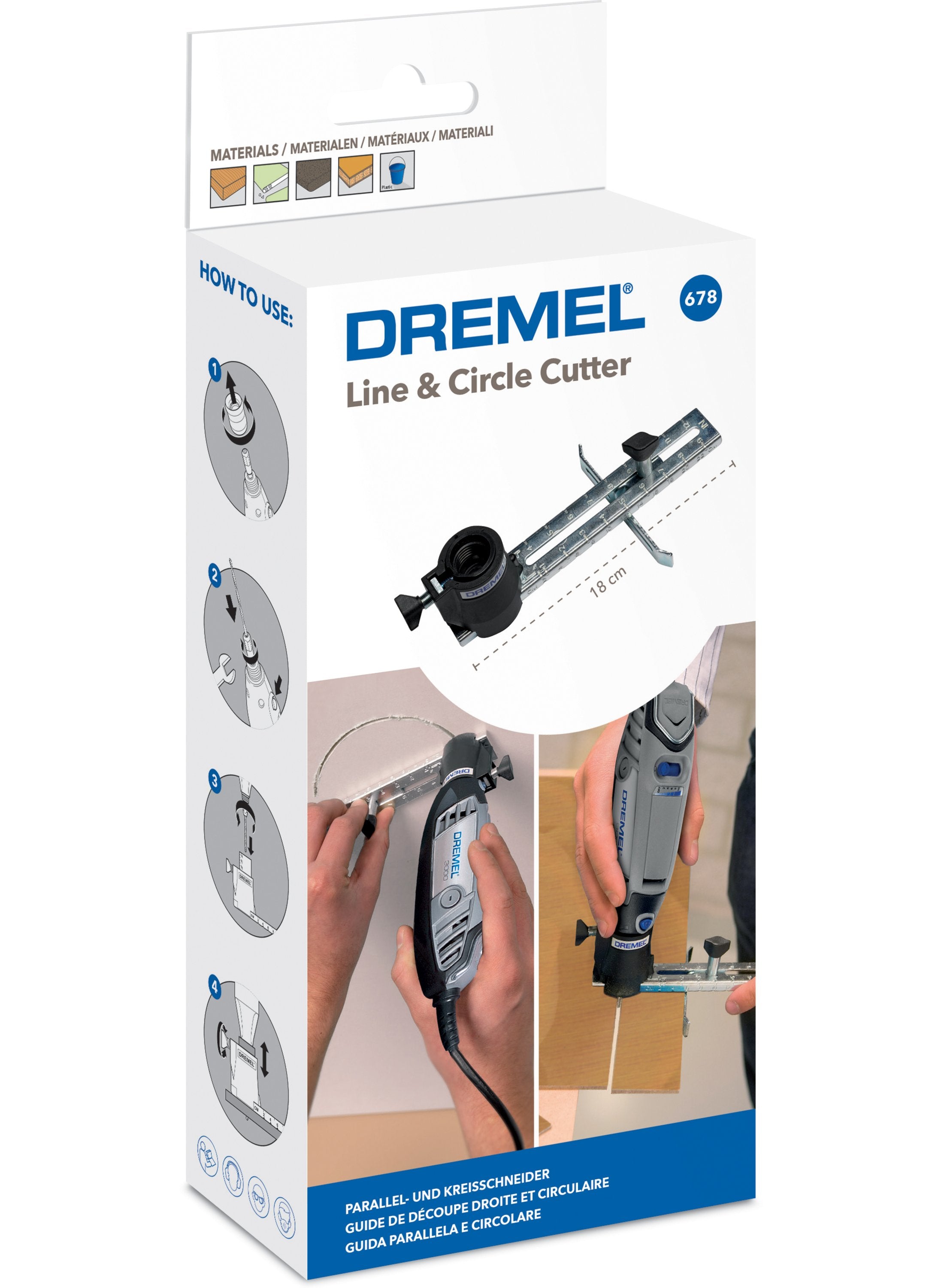 Buy Dremel Line & Circle Cutter 678 26150678JB from Power Tool Services - Image 1 | Best Price