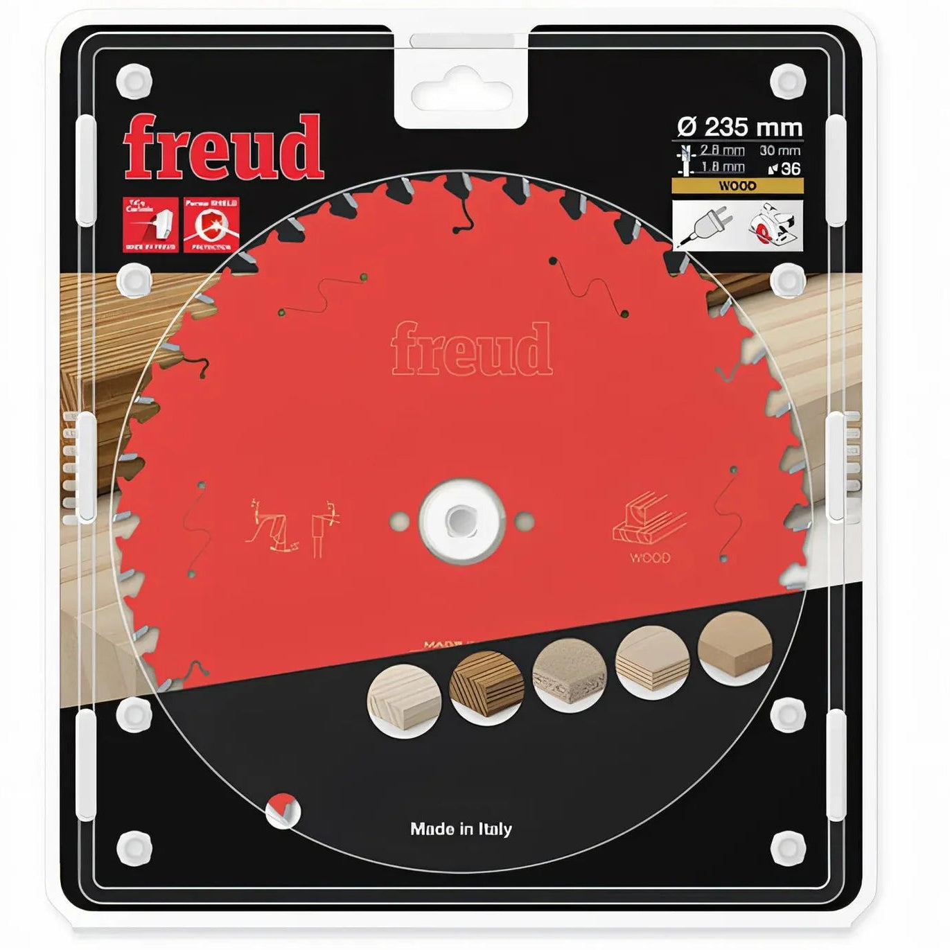 Freud Circular saw blade HM 235 x 2.8/1.8 x 30 mm, Z=36 FR20W004H