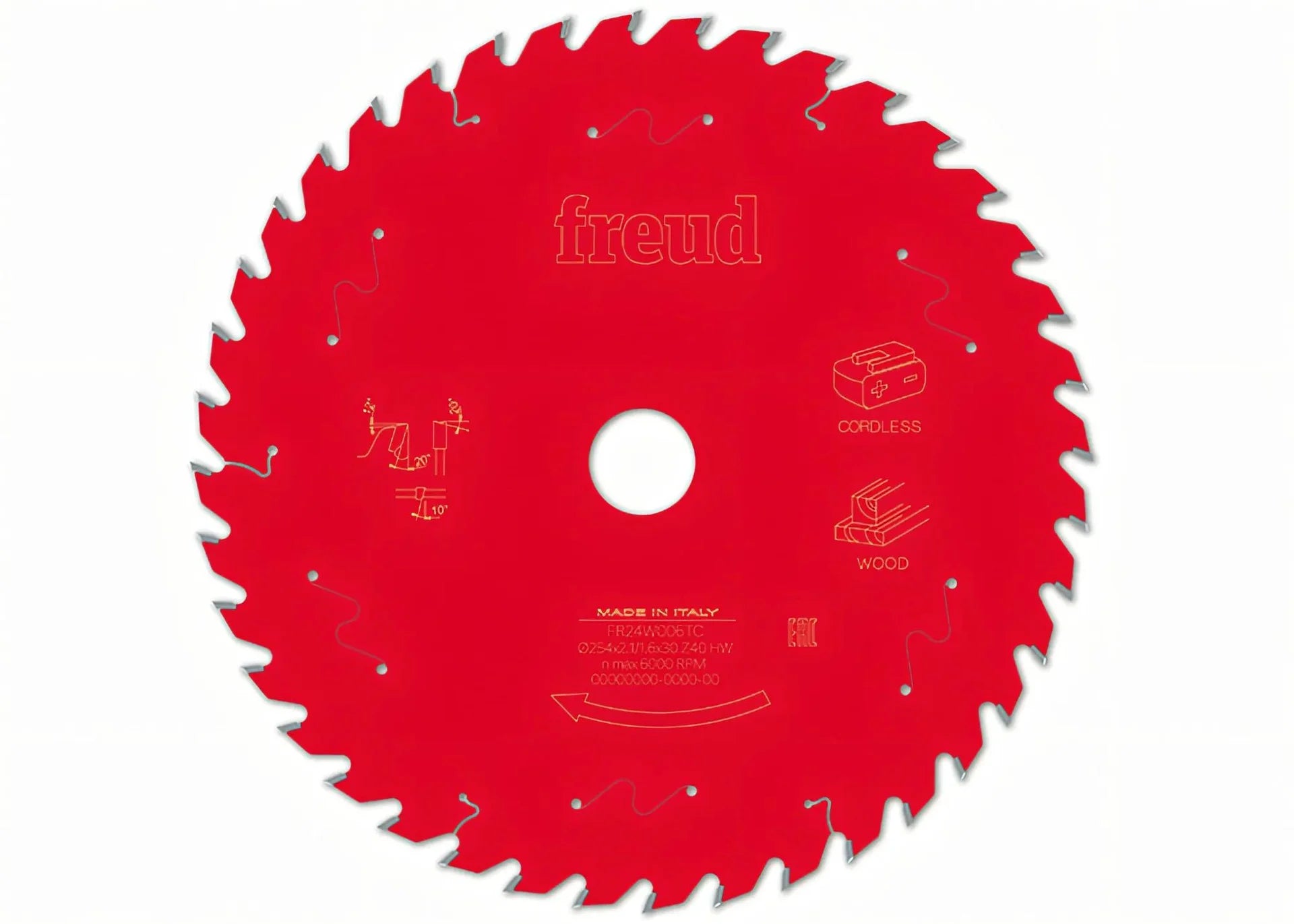 Freud Circular saw blade HM 254 x 2.1/1.6 x 30 mm, Z=40 FR24W006TC 2 - Power Tool Services