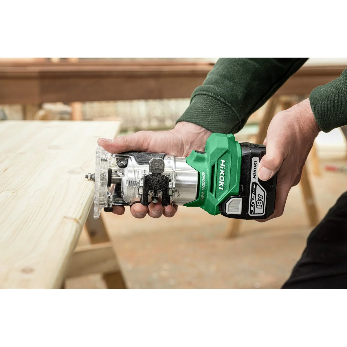 Hikoki 18v Cordless Router M1808DA Basic 3 - Power Tool Services