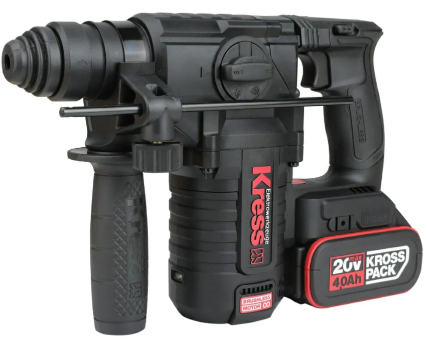 Buy Kress | Cordless Rotary Hammer Drill 24mm Kit | KUC61.2 from Power Tool Services - Image 2 | Best Price