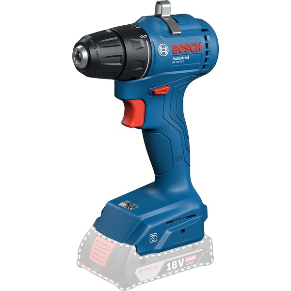 Bosch Industrial Cordless Drill Driver ISR 18V-30 P 06019M7020 1 - Power Tool Services