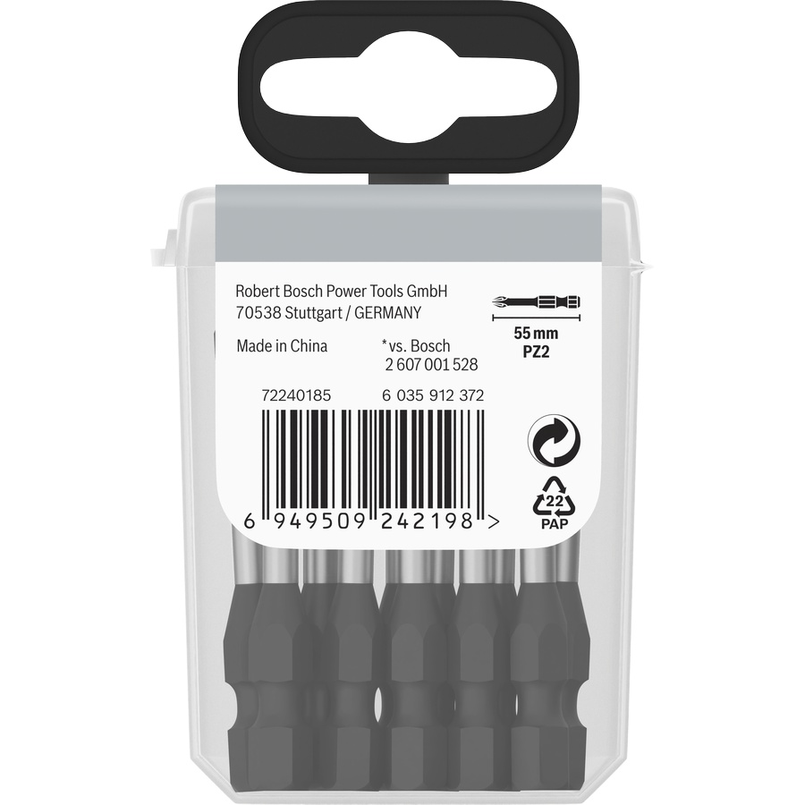 Bosch PRO Bosch Pro Screwdriver Set 15 x 55mm ( Select Size ) 4 - Power Tool Services