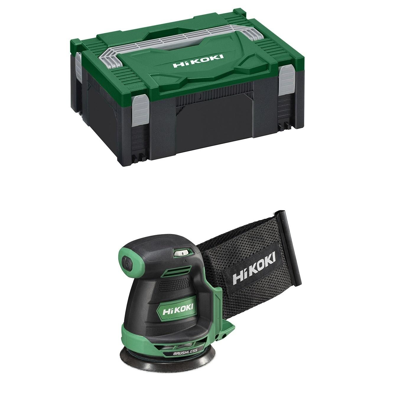 Hikoki 18v Cordless Random Orbital Sander SV1813DA Basic 1 - Power Tool Services