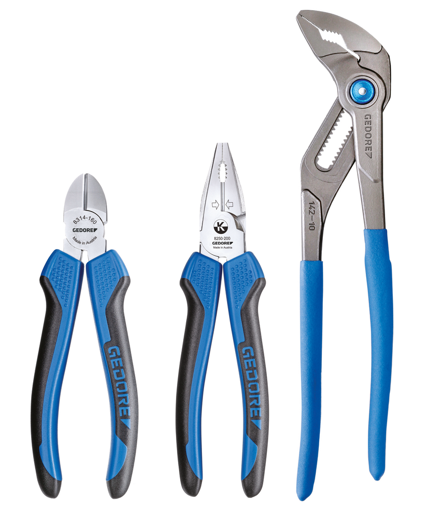 Buy Gedore Pliers set, 3 pcs 1,071 kg | 3012859 from Power Tool Services - Image 1 | Best Price