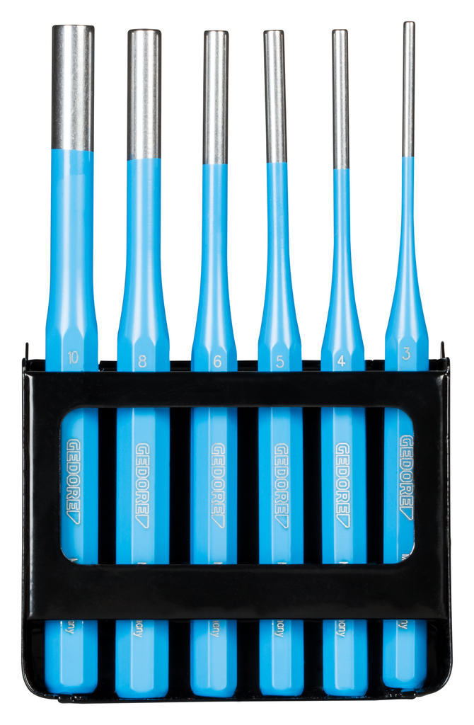 Buy Gedore Pin punch set in metal folding cassette, 6 pieces | 3014320 from Power Tool Services - Image 4 | Best Price