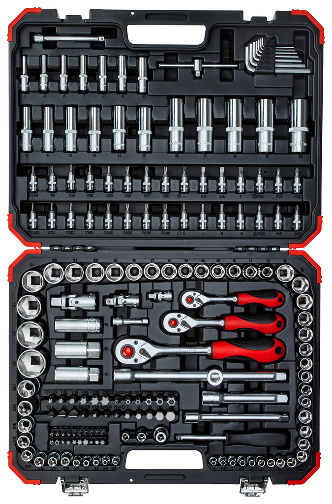 Buy Gedore Socket wrench set 1/4" + 3/8" + 1/2" 172 pieces | 45603172 from Power Tool Services - Image 1 | Best Price