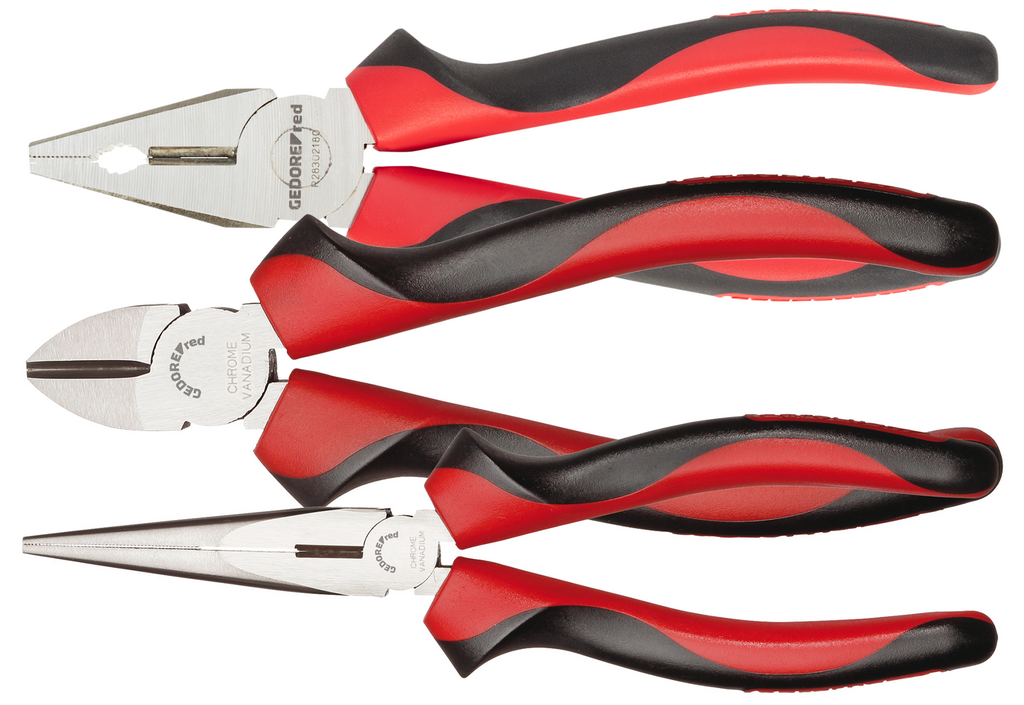 Buy Gedore Pliers set, 2C-Handle, 3 pcs | 28002003 from Power Tool Services - Image 1 | Best Price