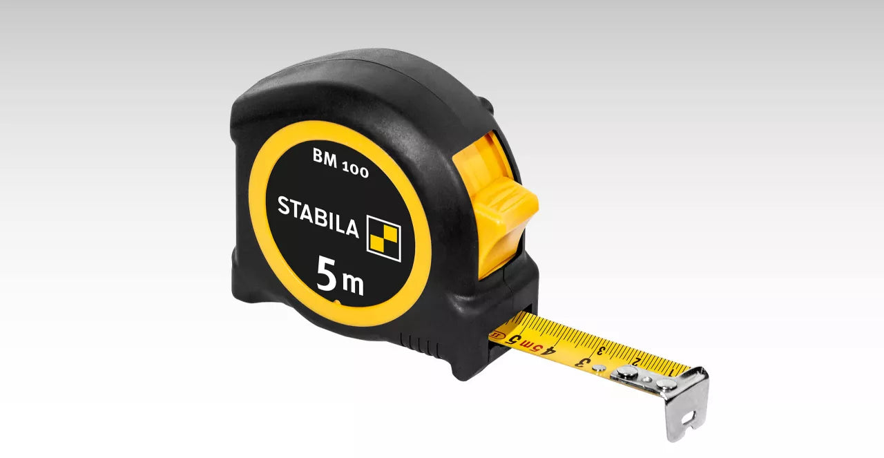 Stabila BM100 Pocket Tape Measure ( Select Size ) 2 - Power Tool Services