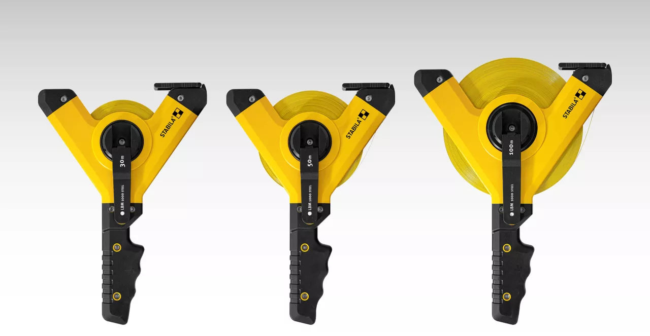 Stabila LBM1000 Steel Tape Measure Open Reel ( Select Size ) 4 - Power Tool Services