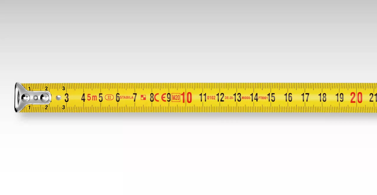 Stabila BM100 Pocket Tape Measure ( Select Size ) 5 - Power Tool Services