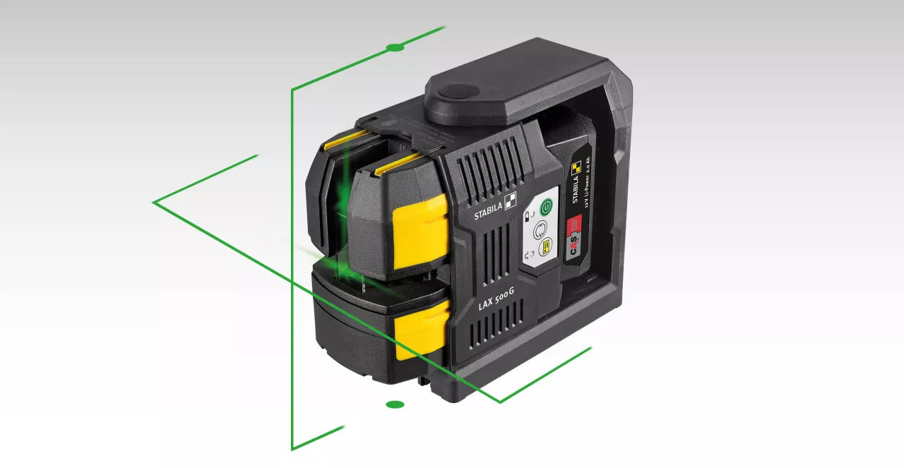 Stabila LAX 500 G 7Pc Line Laser 6 - Power Tool Services
