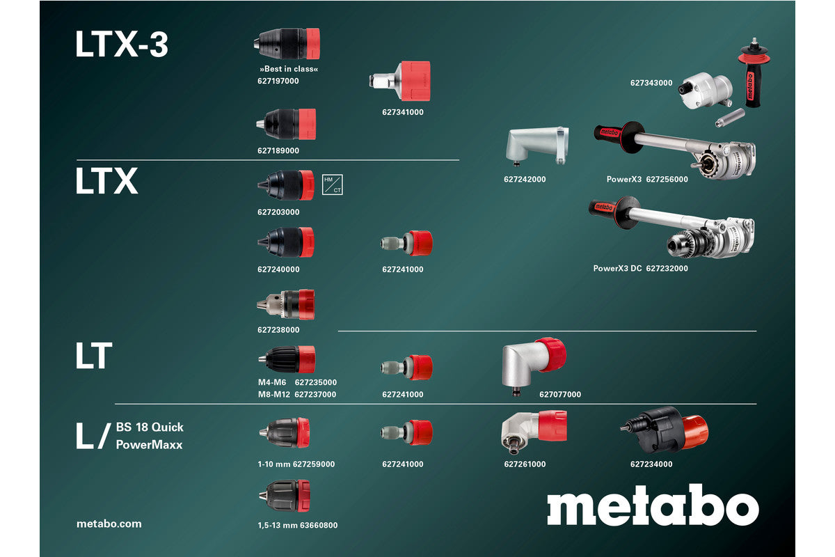 Buy Metabo | Cordless Hammer Drill SB 18 LTX-3 BL Q I METAL | 603182660 from Power Tool Services - Image 4 | Best Price