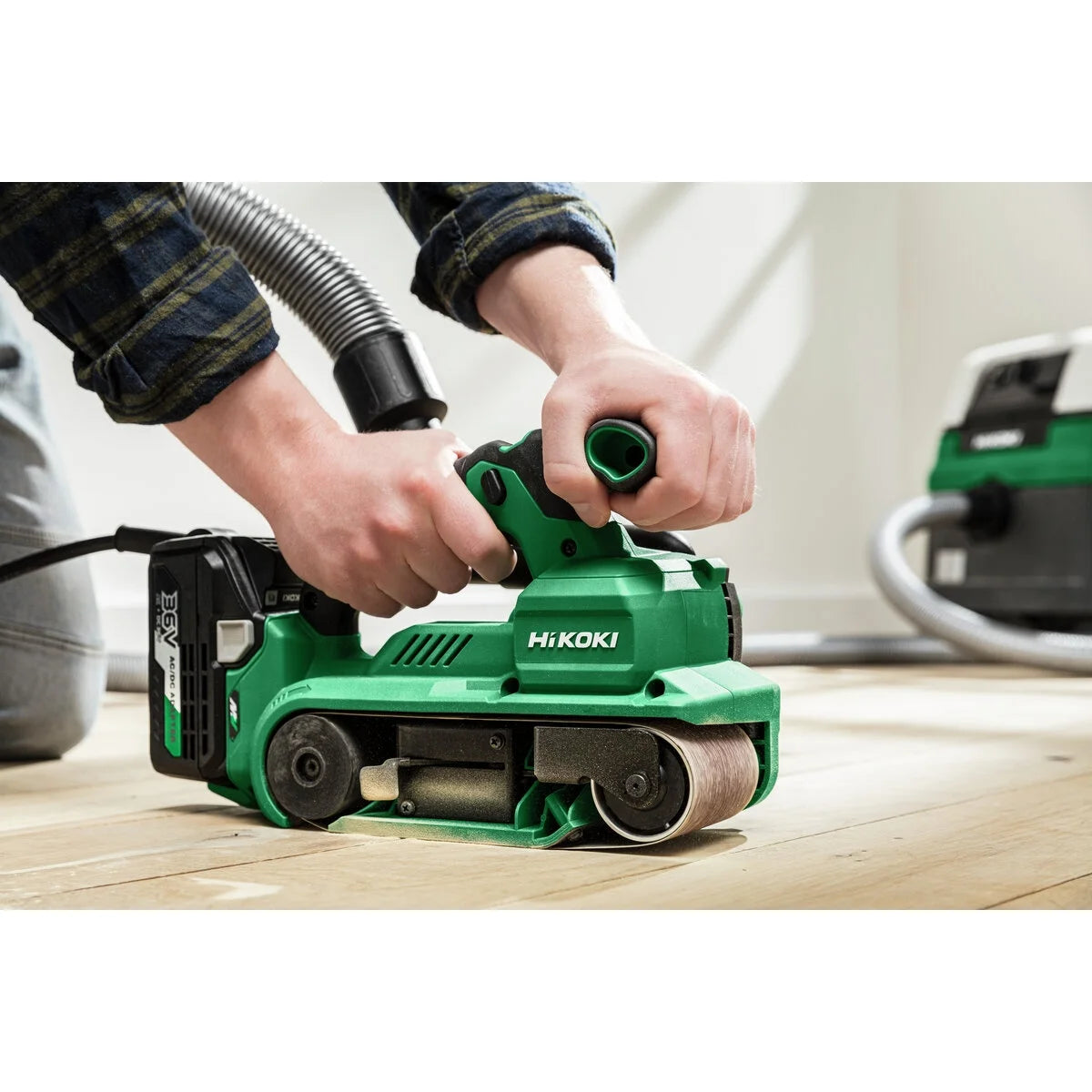 Hikoki 36v Cordless Belt Sander SB3608DA Basic 6 - Power Tool Services