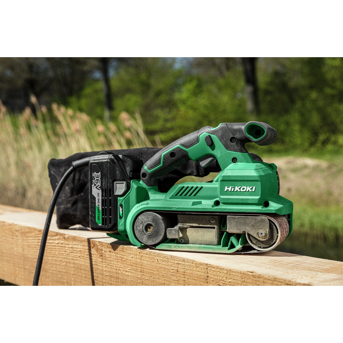 Hikoki 36v Cordless Belt Sander SB3608DA Basic 3 - Power Tool Services