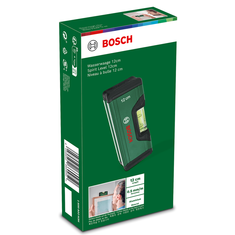 Buy Bosch DIY Spirit Level 12cm 1600A02H3H from Power Tool Services - Image 1 | Best Price