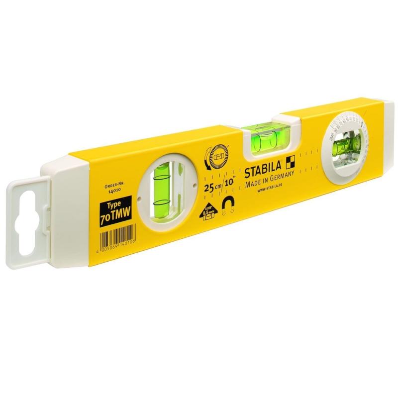 Stabila 26cm T70 Torpedo MW Spirit Level 1 - Power Tool Services