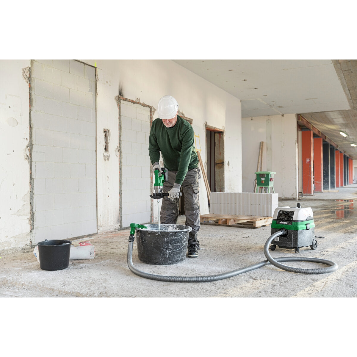 Hikoki 36v Cordless Mixer UM36DA Basic 5 - Power Tool Services