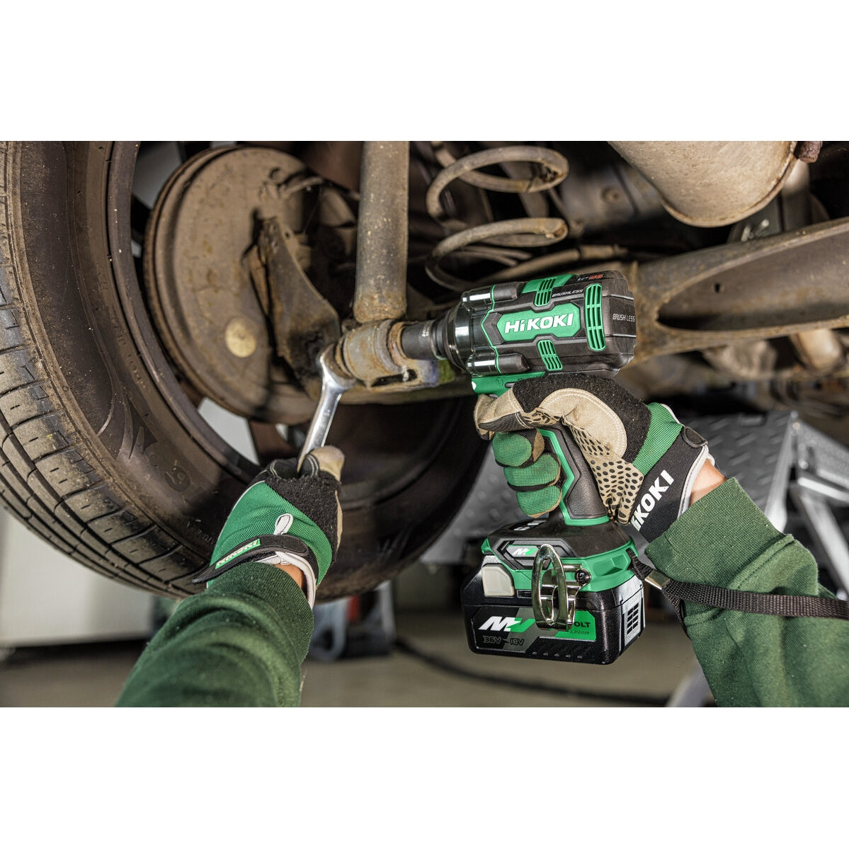 Hikoki 36v Impact Wrench 1/2" WR36DH Basic 4 - Power Tool Services