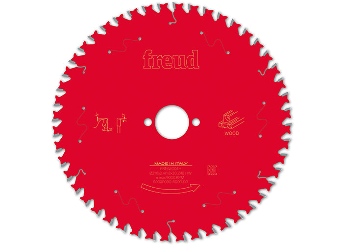 Buy Freud Circular saw blade HM 210 x 2.4/1.8 x 30 mm, Z=48 FR15W004H from Power Tool Services - Image 2 | Best Price
