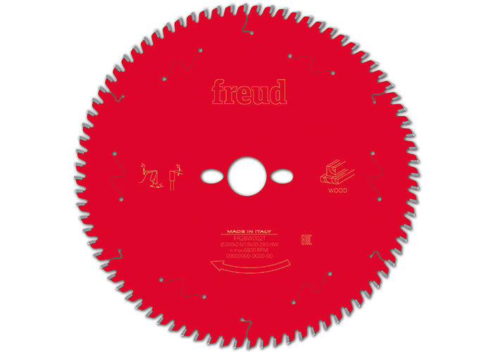 Buy Freud Circular saw blade HM 260 x 2.6/1.8 x 30 mm, Z=80 FR26W002T from Power Tool Services - Image 2 | Best Price