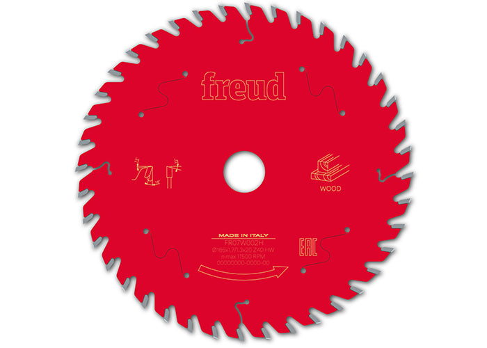 Buy Freud Circular saw blade HM 165 x 1.7/1.3 x 20 mm, Z=40 FR07W002H from Power Tool Services - Image 2 | Best Price