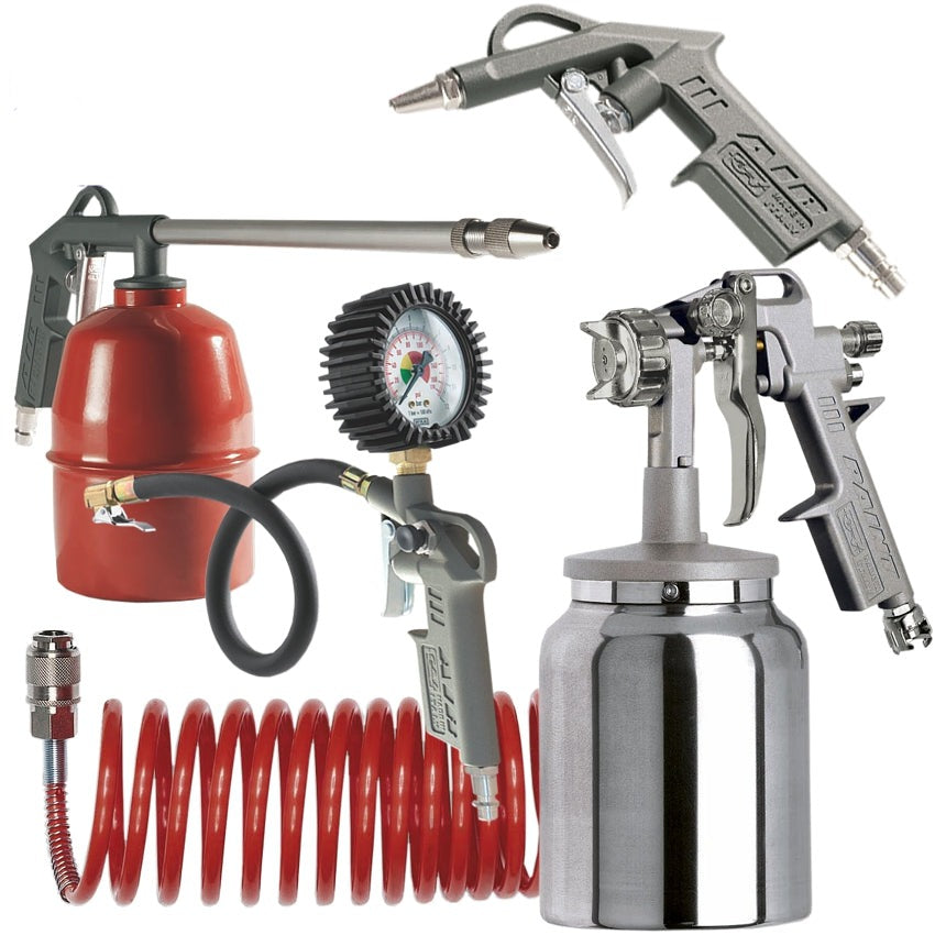 Buy Gav Spray Gun Kit 5piece W/162b GAV KIT ITALIA from Power Tool Services - Image 1 | Best Price